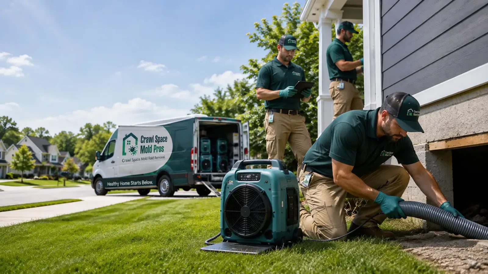 Crawl Space Mold Removal in Flushing, OH